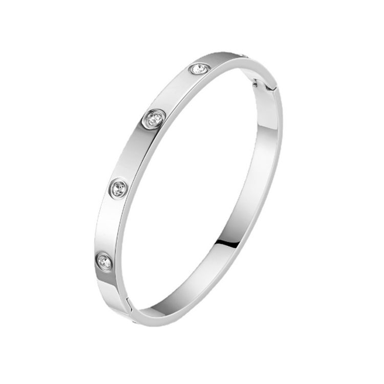 Wholesale Starry Star Zirconia Titanium Steel Bracelet | Wholesale Jewelry Only 2