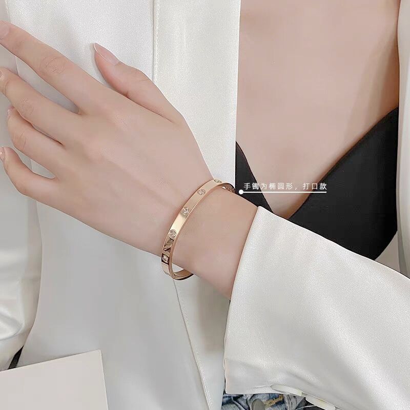 Wholesale Starry Star Zirconia Titanium Steel Bracelet | Wholesale Jewelry Only 5