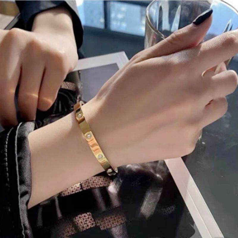 Wholesale Starry Star Zirconia Titanium Steel Bracelet | Wholesale Jewelry Only 8