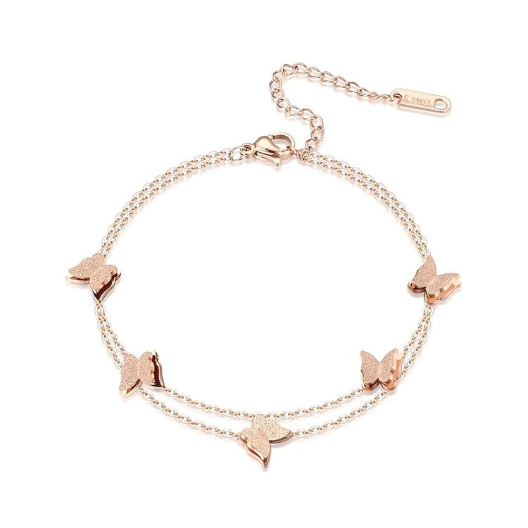 Fashion Wholesale 316L Titanium Steel Butterfly Bracelet | Wholesale Jewelry Only 3